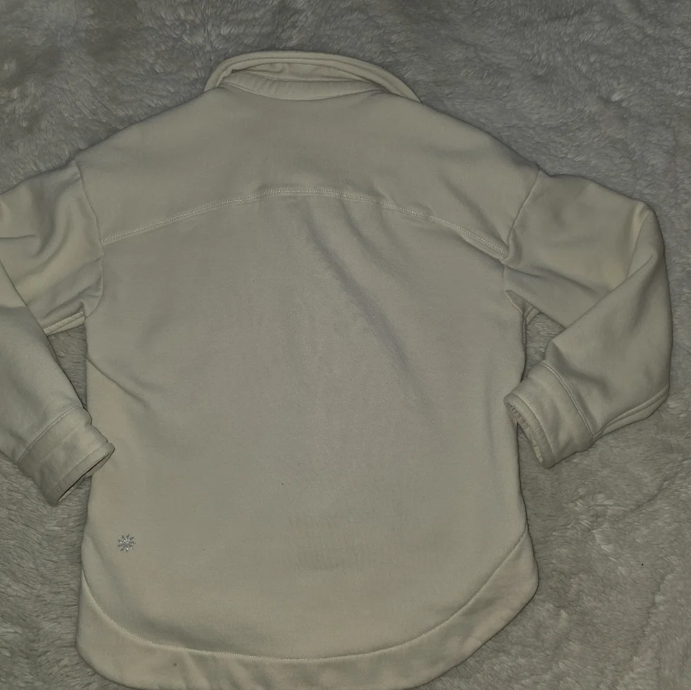 Athleta Girl Cream Thick Shacket Size 6 - XS
